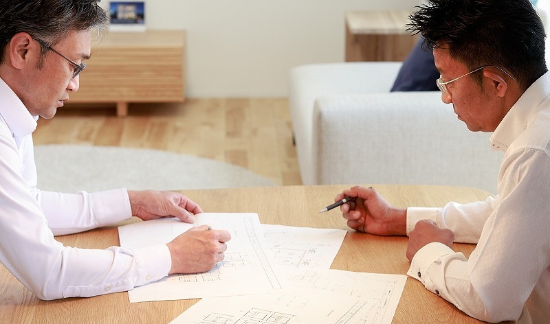 福富住宅社長と専務の写真