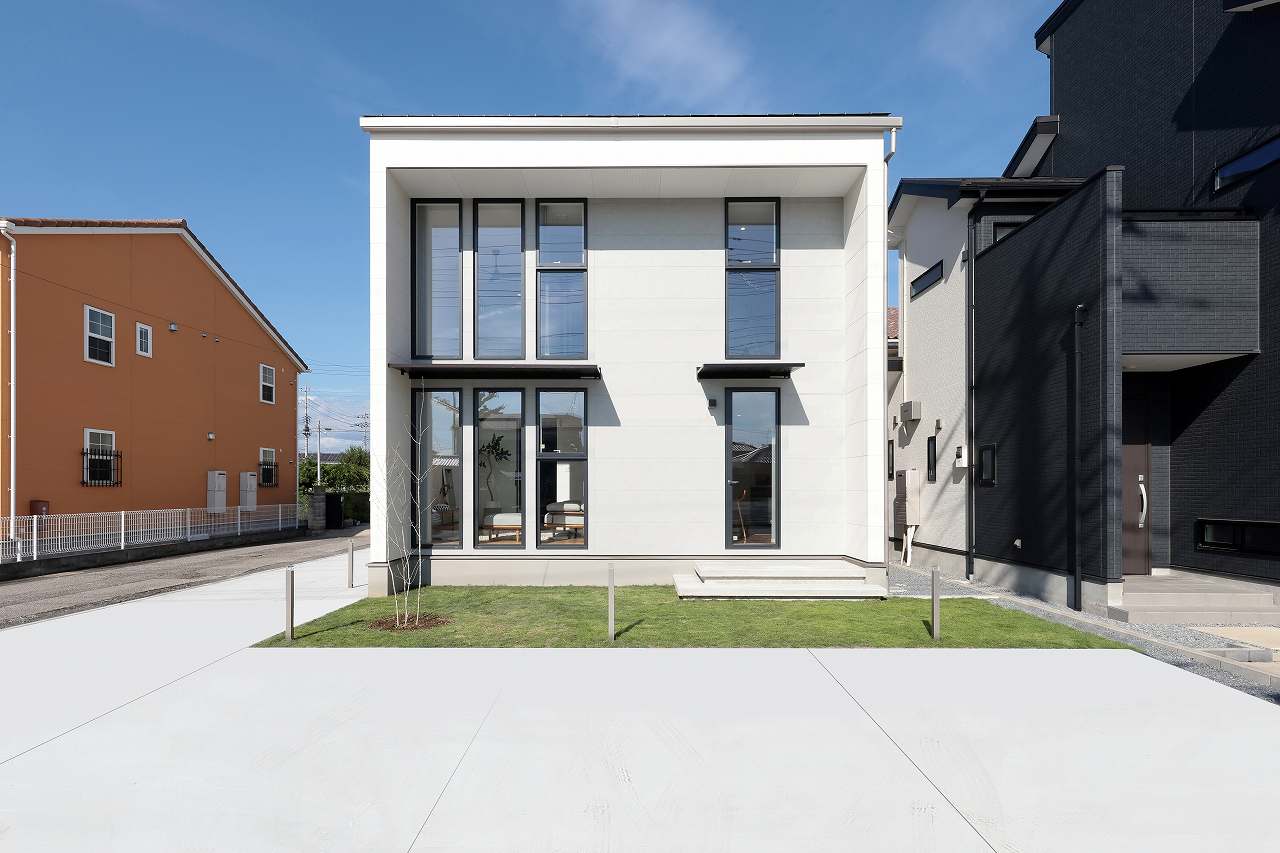 福富住宅の施工事例、ホウ酸白蟻対策がされた家、外観画像