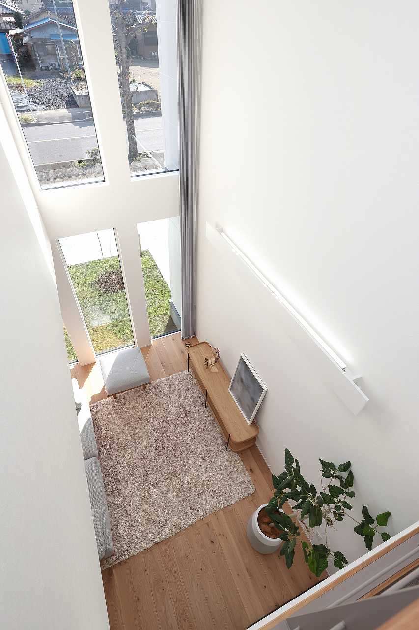 福富住宅のGX志向型住宅施工事例、吹き抜け画像