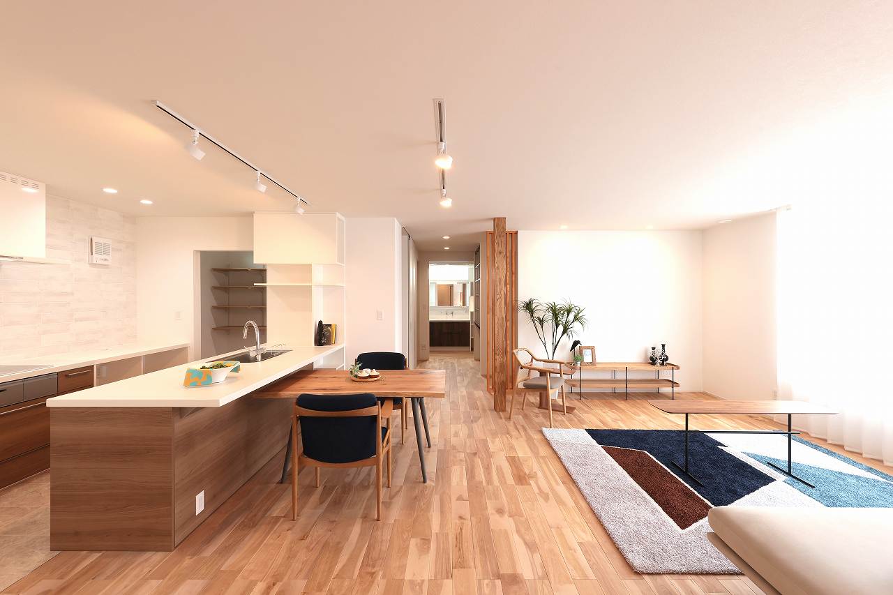 福富住宅のLCCM施工事例LDK画像