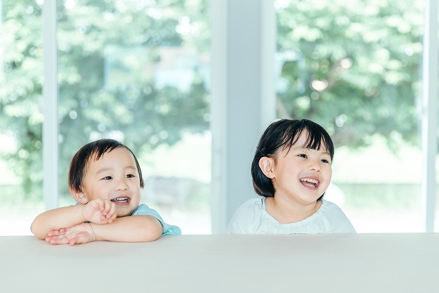 笑顔の子供写真