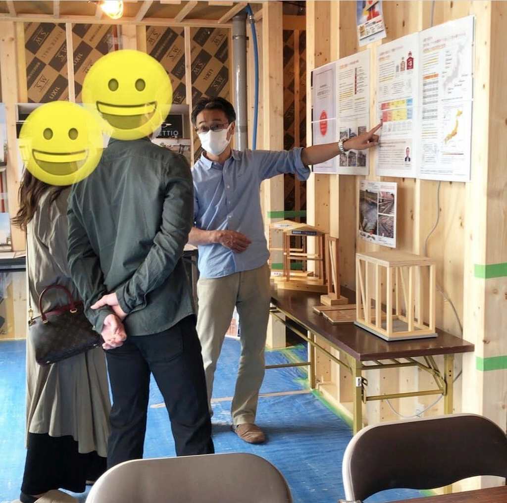 福富住宅の構造見学会の写真