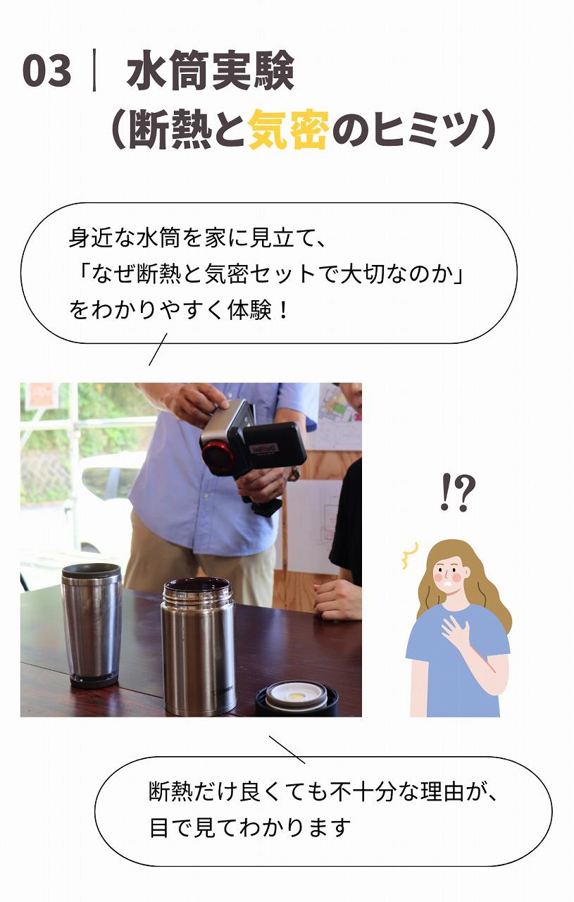 断熱気密の水筒実験画像