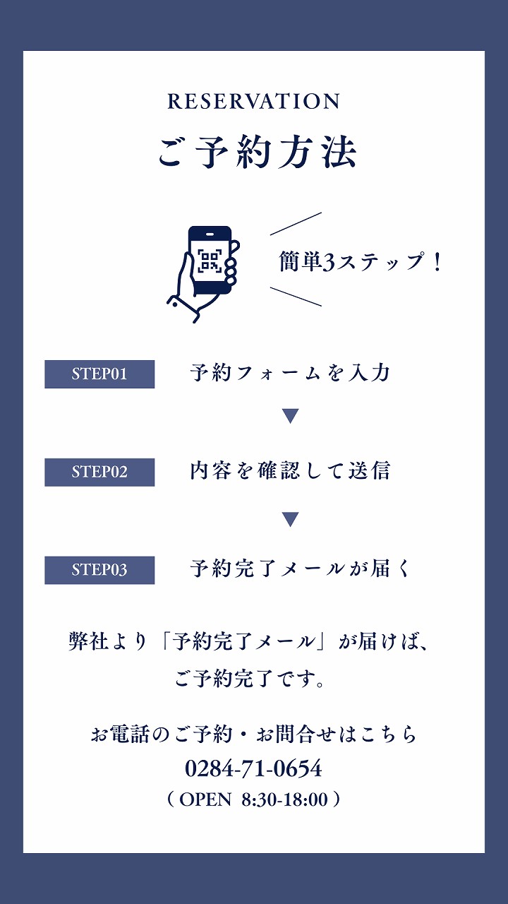 予約方法の説明画像