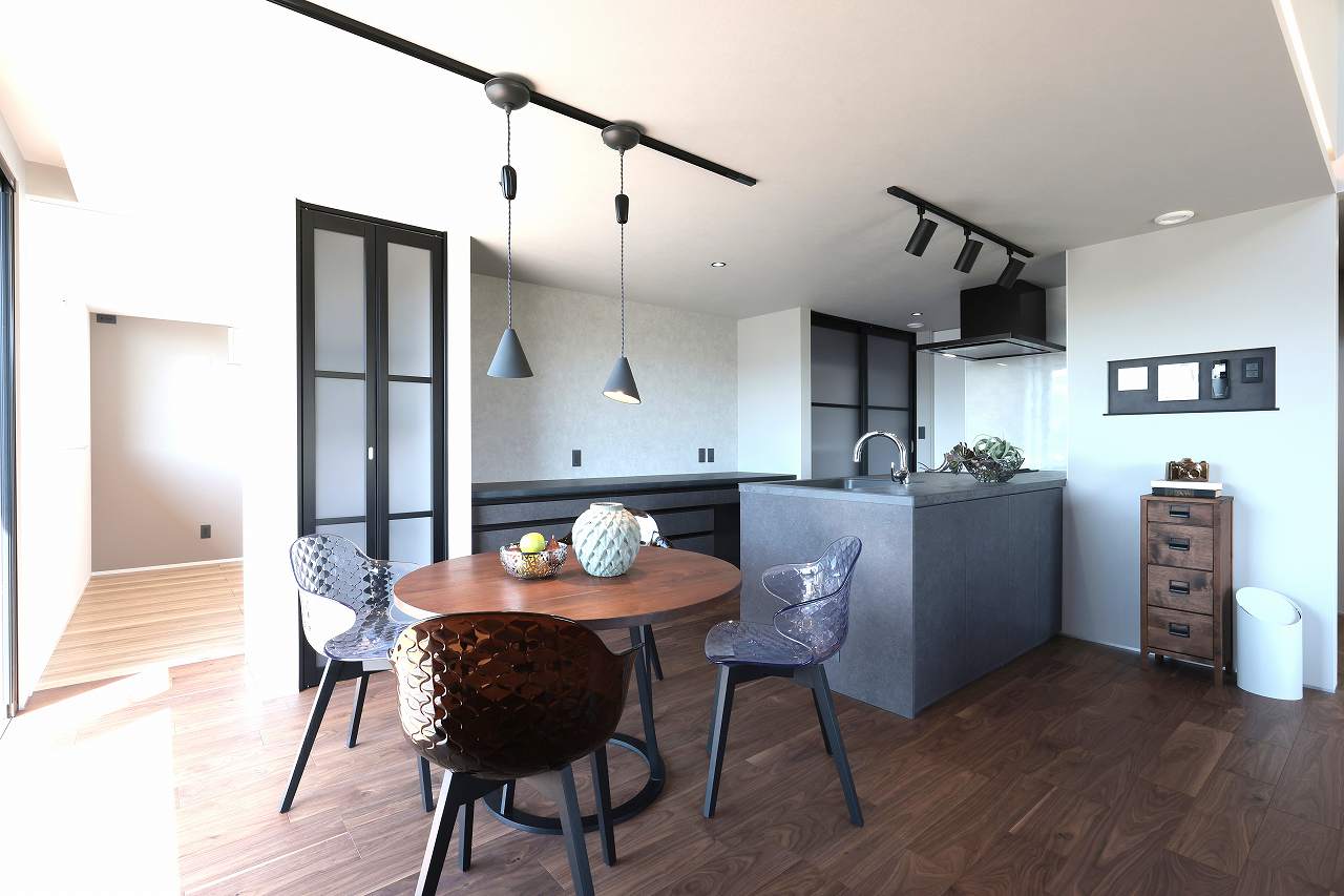 福富住宅の平屋施工事例ダイニング画像