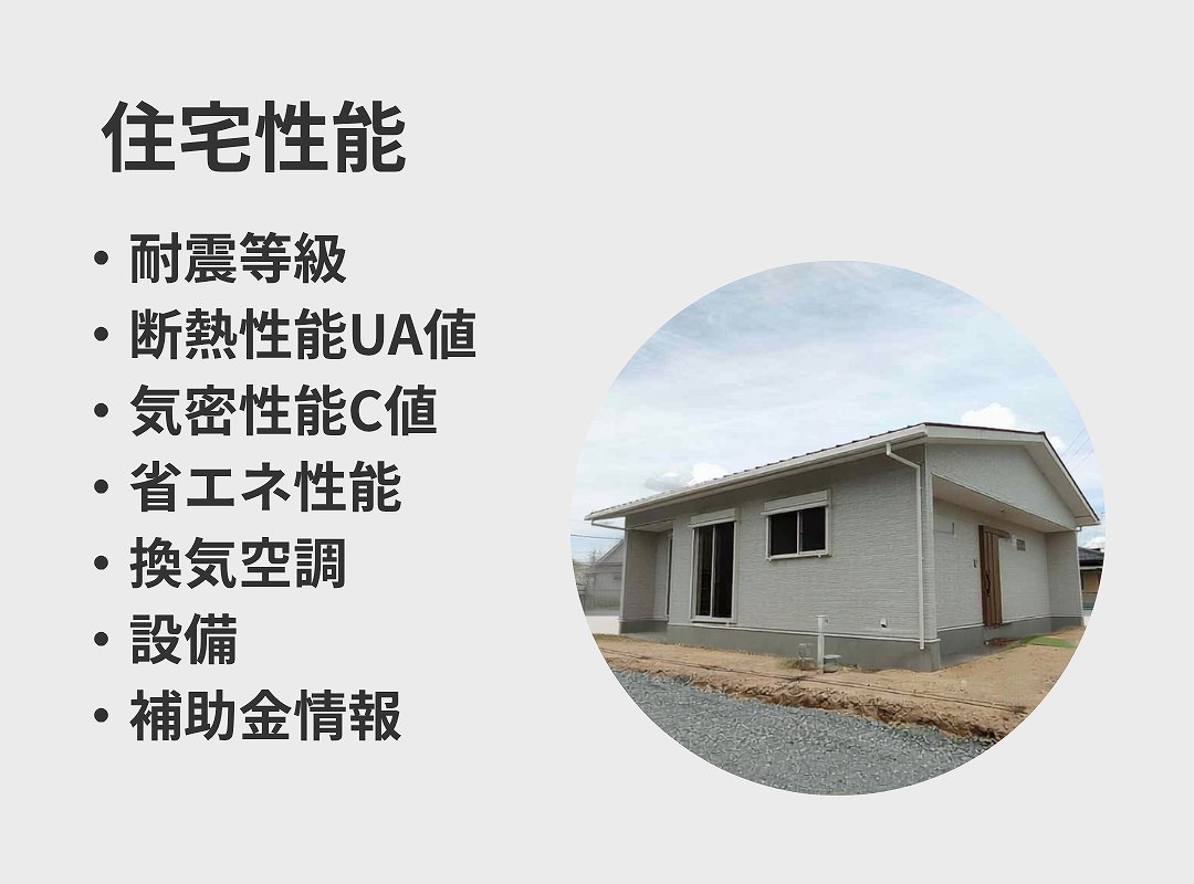 住宅性能についてのバナー画像