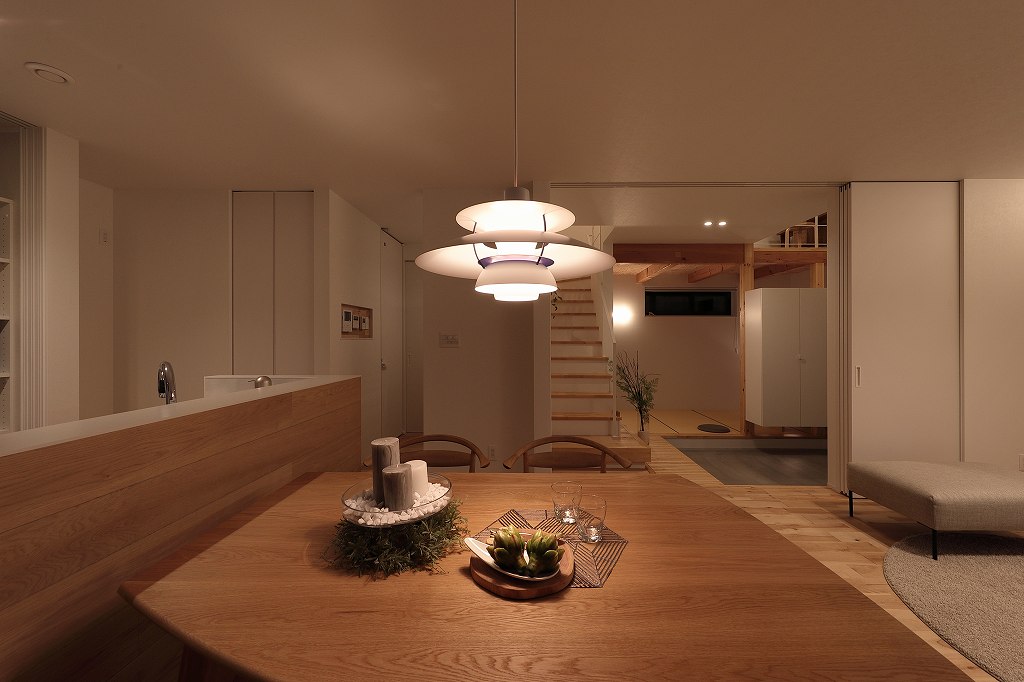PH5　照明の写真（足利市のモデルハウス）