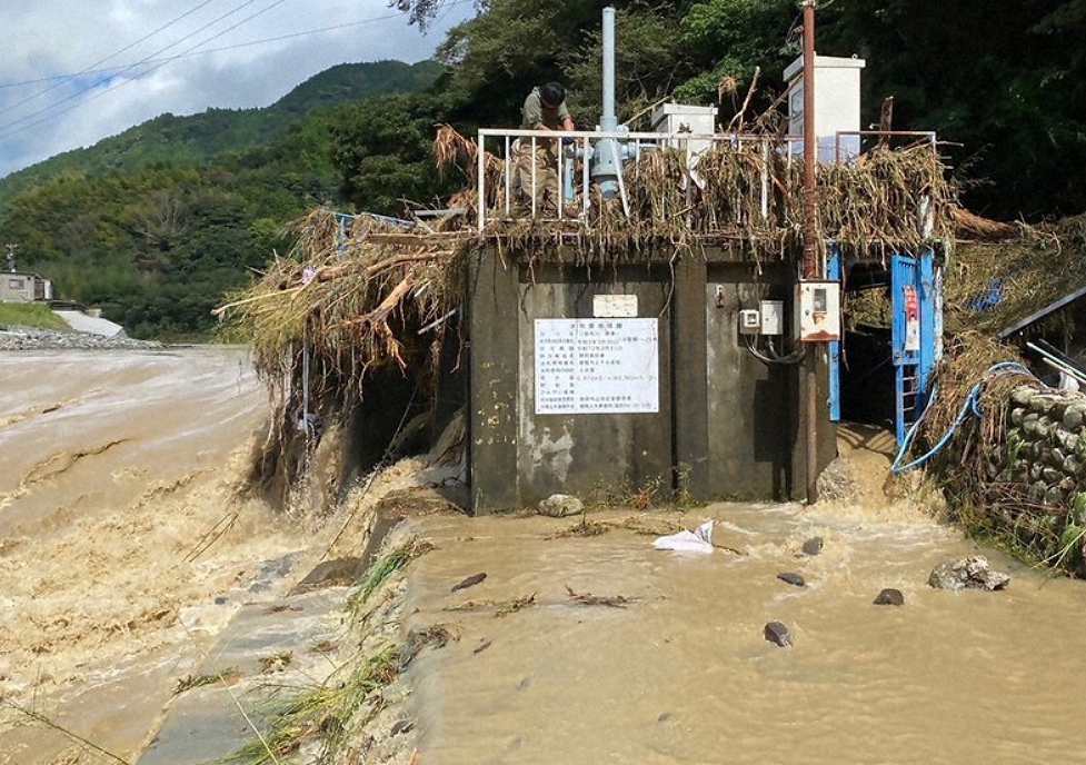 台風の写真