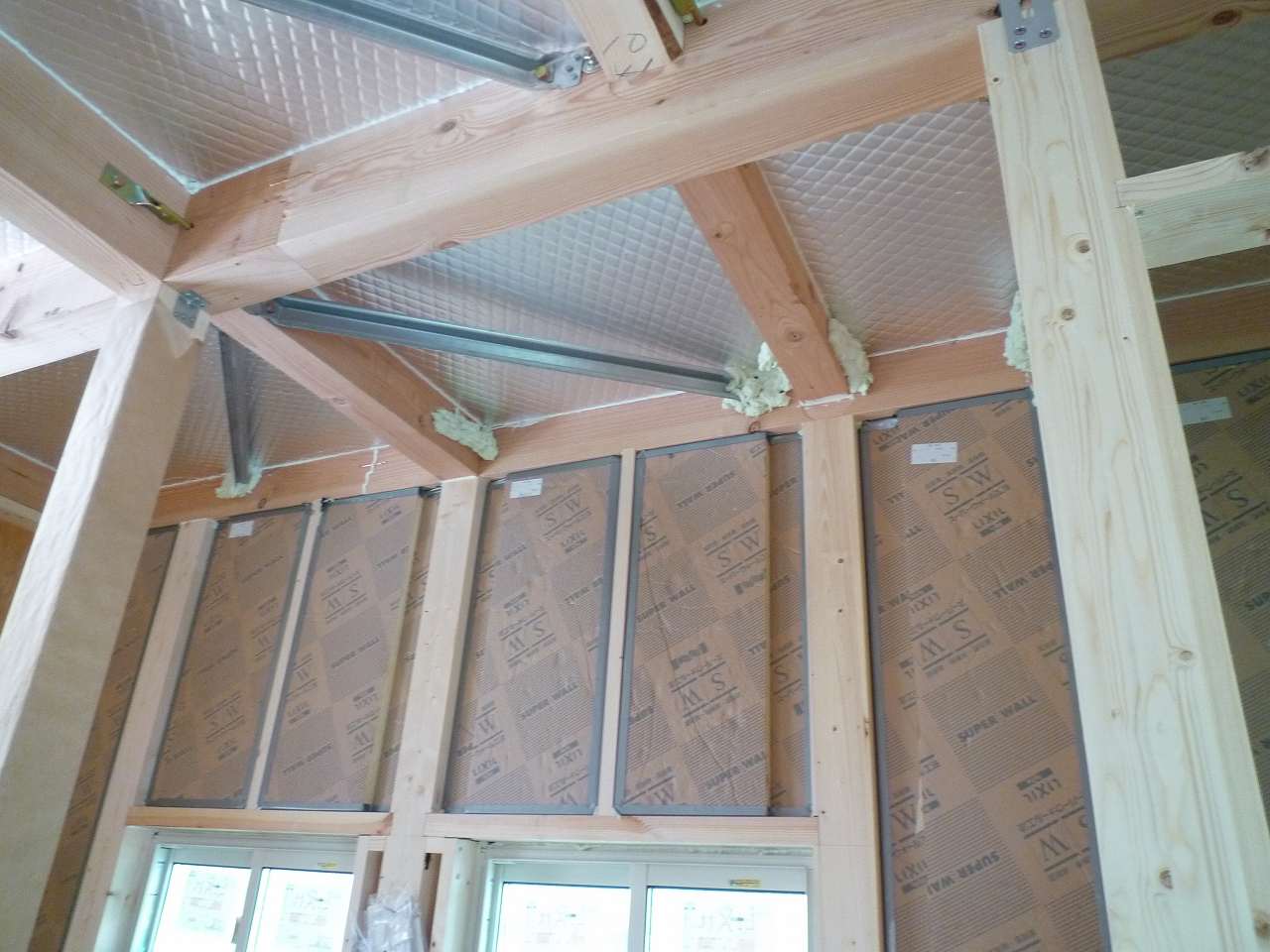 福富住宅10年前のSW工法施工画像