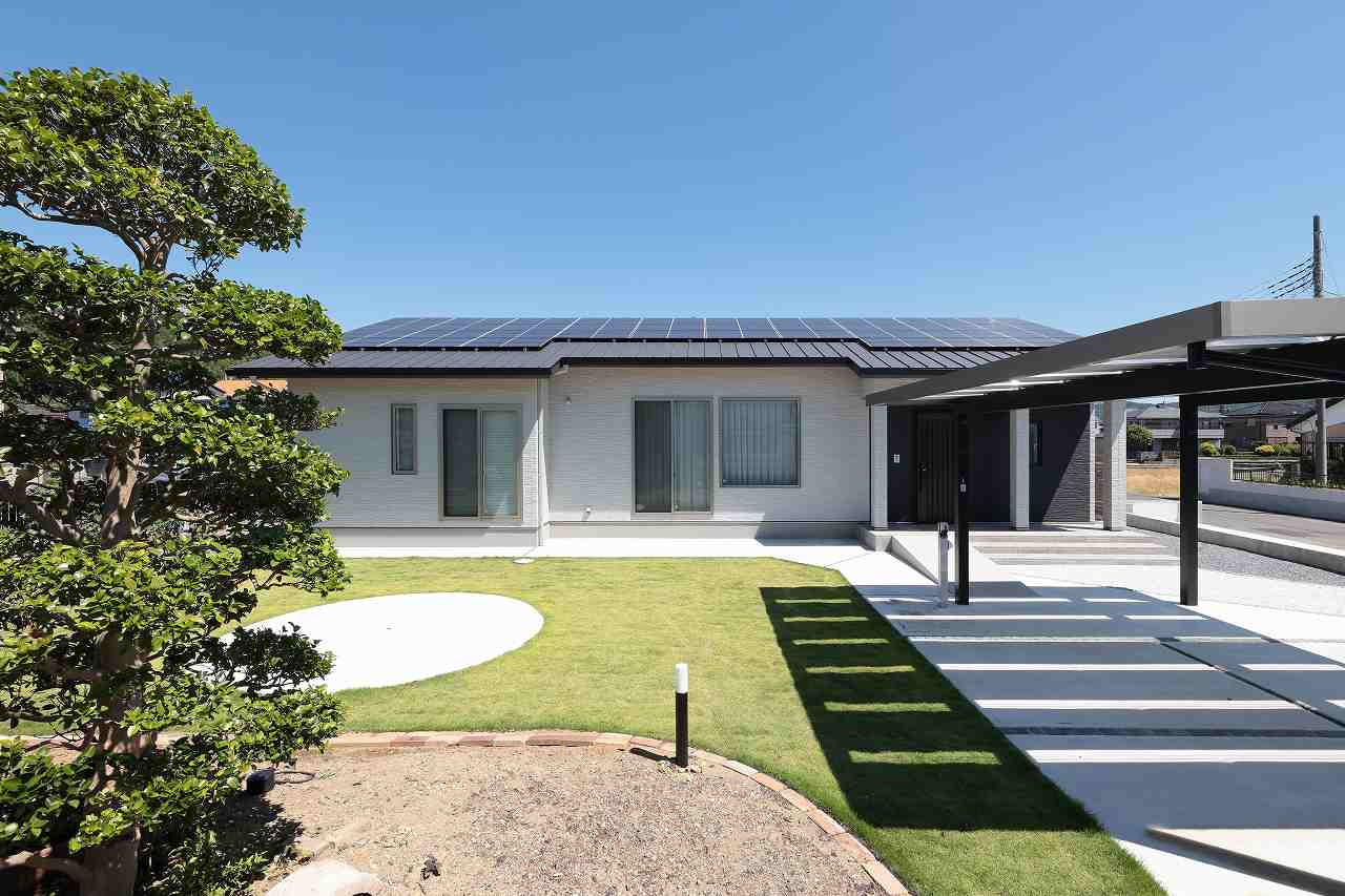 福富住宅の建替え施工事例（外観南側）
