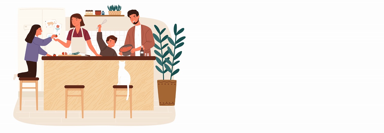 家族のイラスト