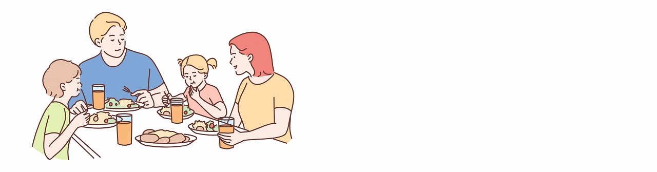 健康な家族イラスト
