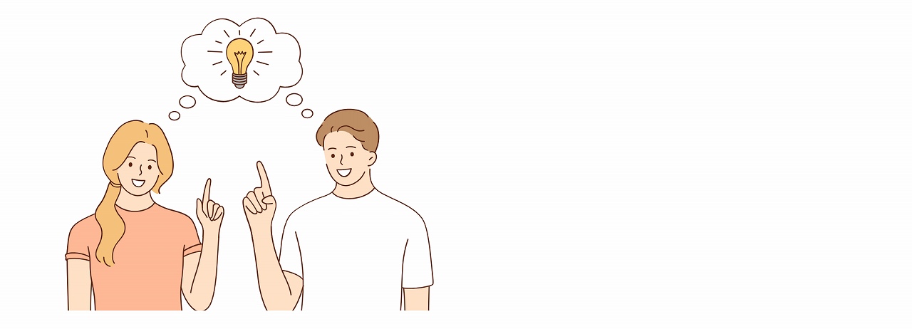 問題が解決したイラスト