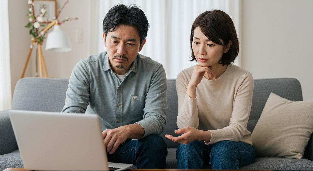 リフォームを検討する夫婦のイメージ画像