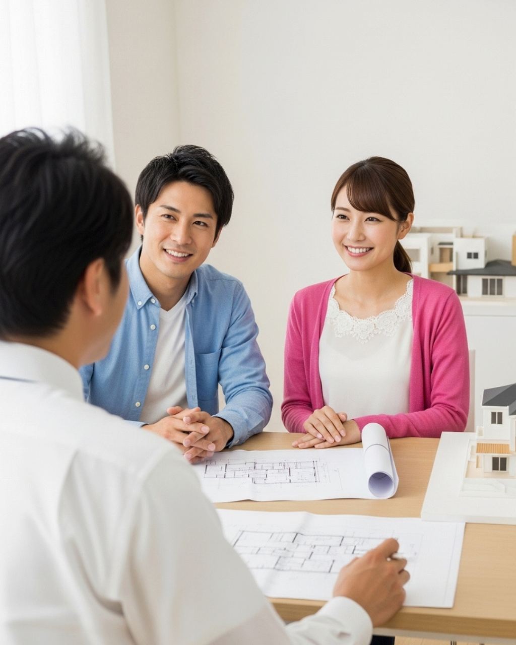 住宅のセカンドオピニオンを受ける夫婦のイメージ画像