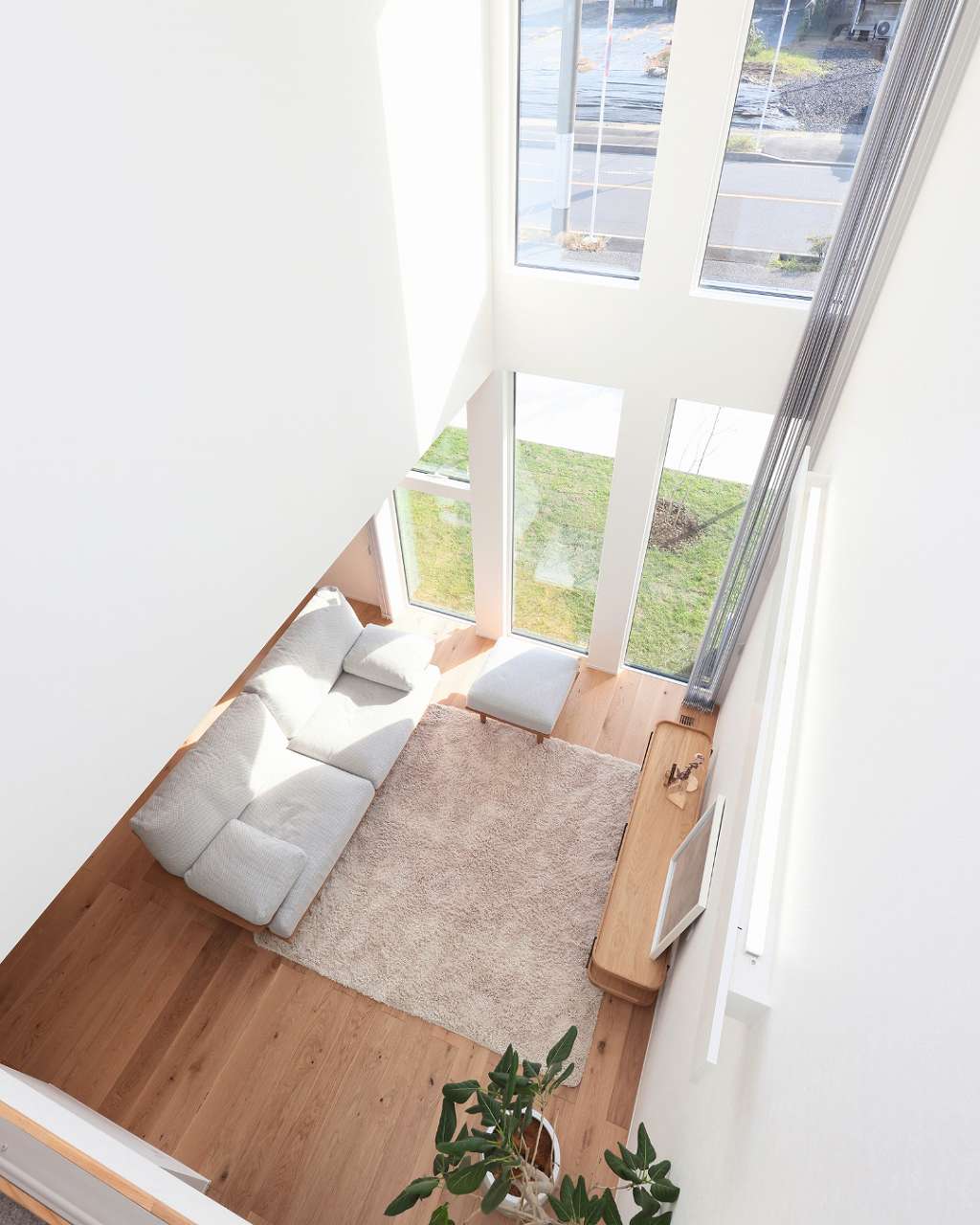 福富住宅の施工事例（吹き抜け画像）