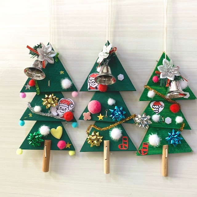 端材で木工｜クリスマスツリー
