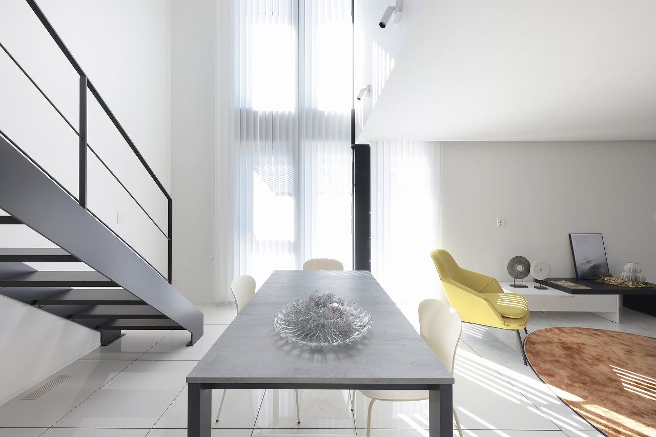 福富住宅の施工事例、ホテルライク、ダイニング画像