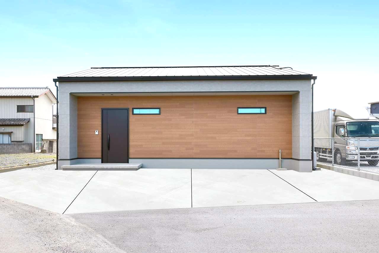 福富住宅の施工事例画像（平屋外観）