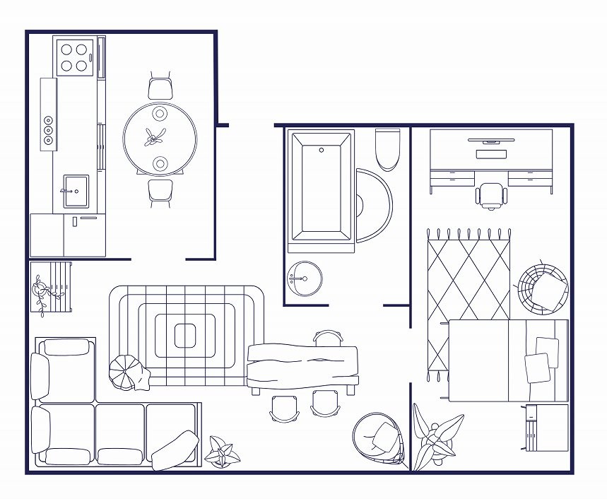 間取りのイラスト