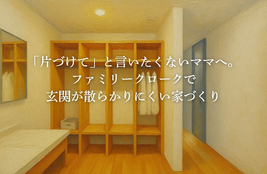 ファミリークロークのある住宅の内観画像