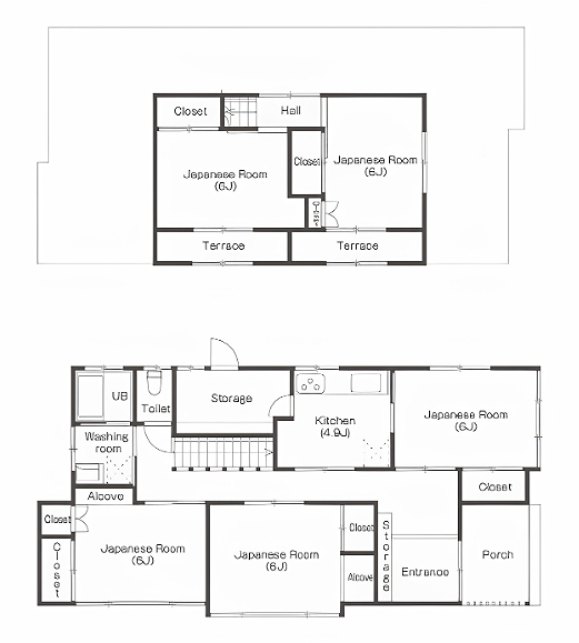 TRETTIO RENOVATIONする前の住宅平面図
