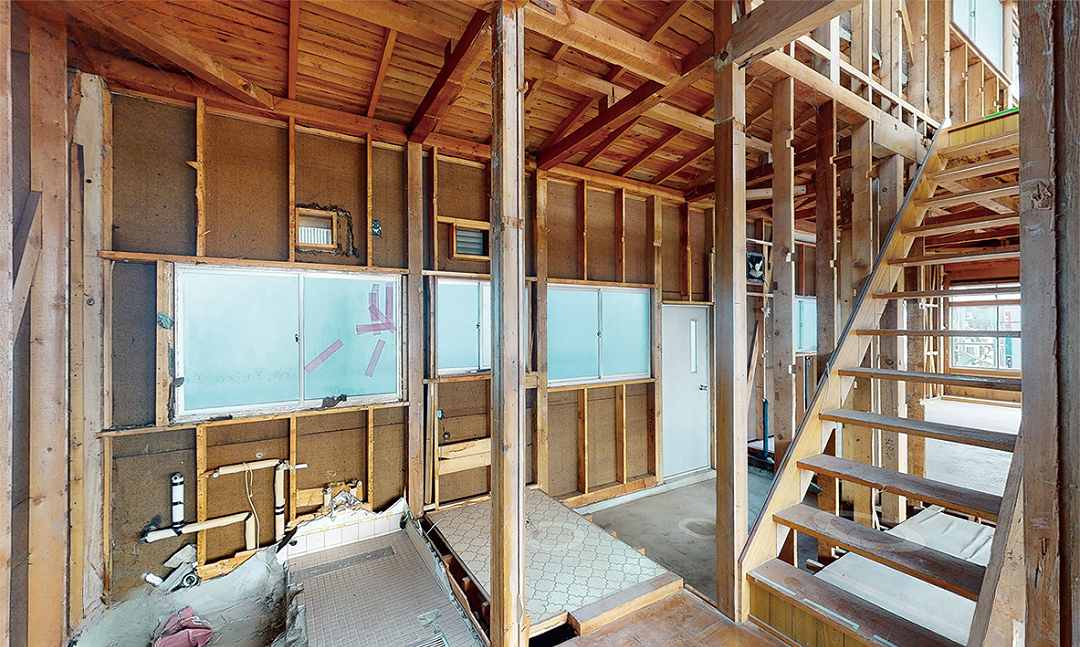 TRETTIO RENOVATION工事中の画像