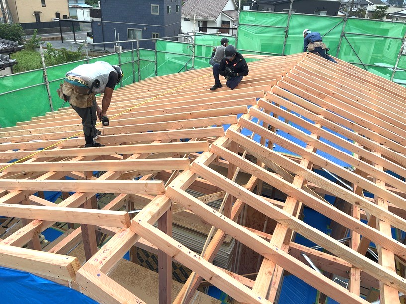 福富住宅の新築工事現場画像